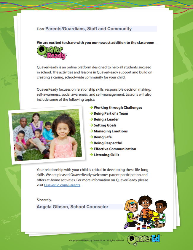Social Emotional Learning-click here